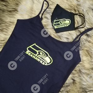 Seattle Seahawks Tank & Mask set